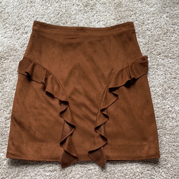 House of CB Suede Skirt - Picture 1 of 1